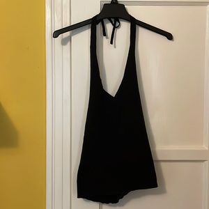 Black GAP halter top